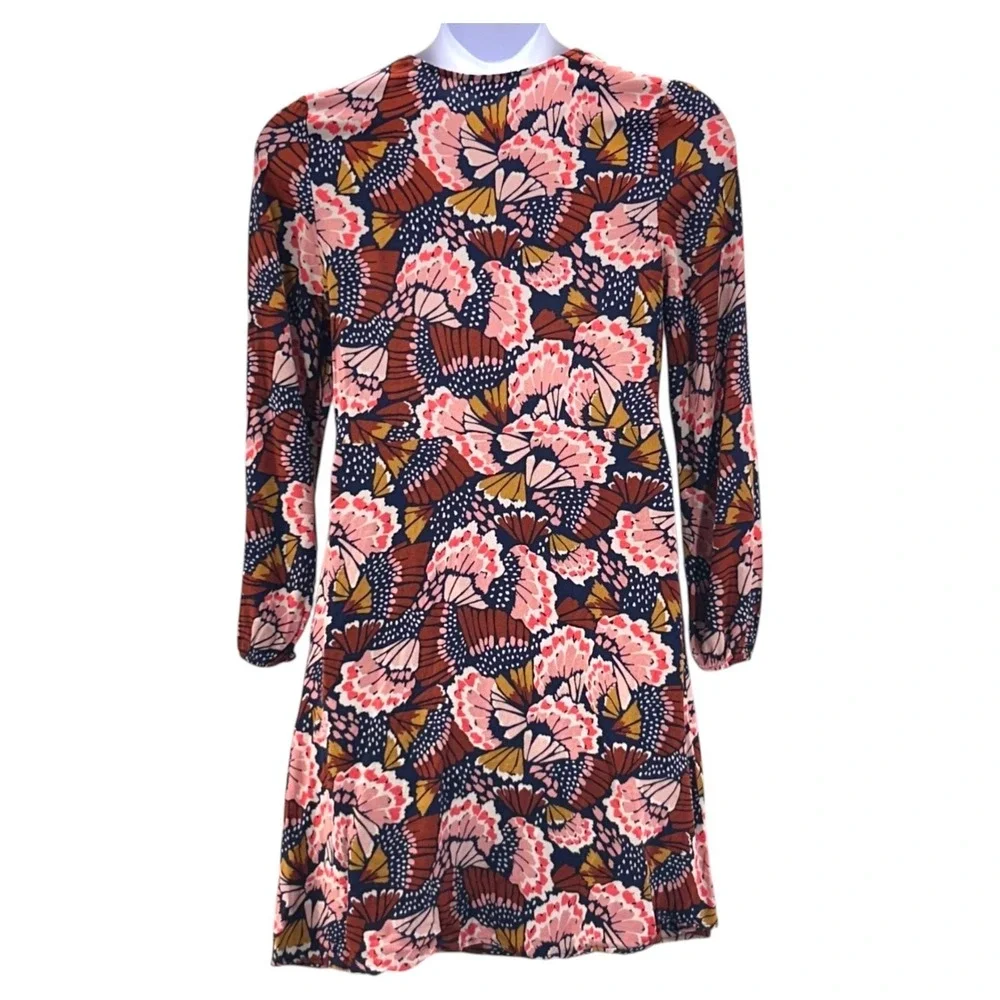 Boden Dress Maroon 12 - Picture 2 of 16